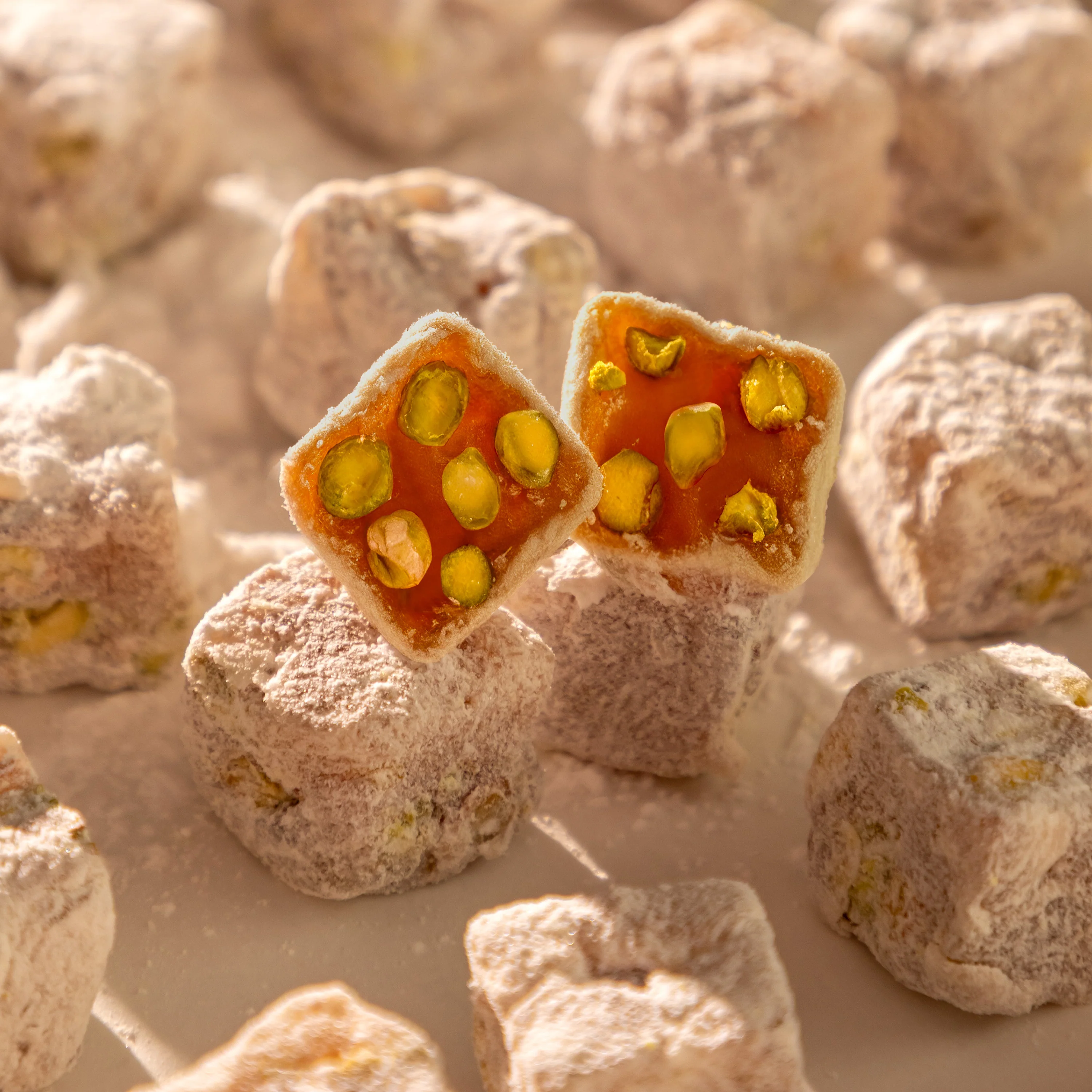 şekersiz çifte kavrulmuş lokum