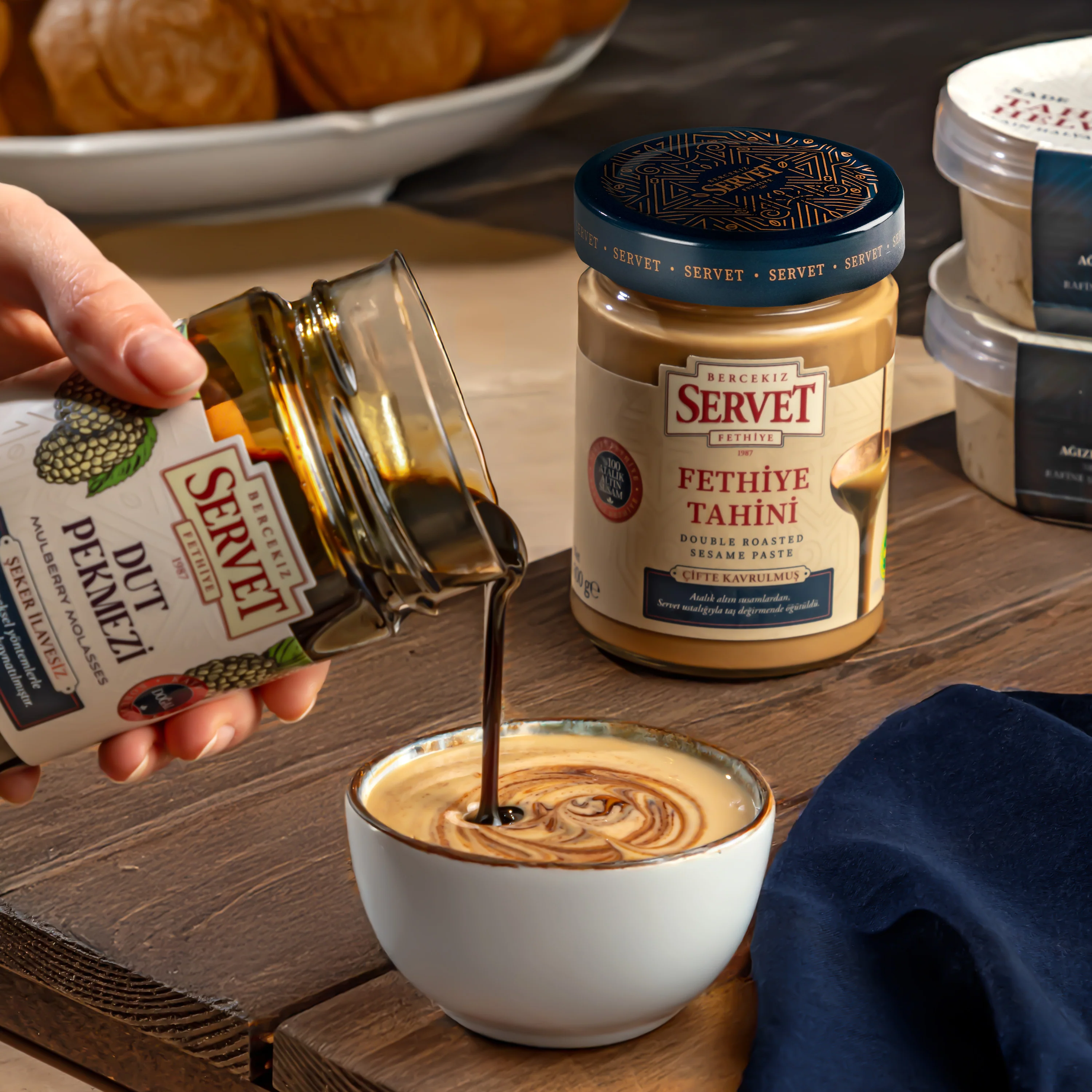 Çifte Kavrulmuş Taze Servet Tahini - 300g - Image 4