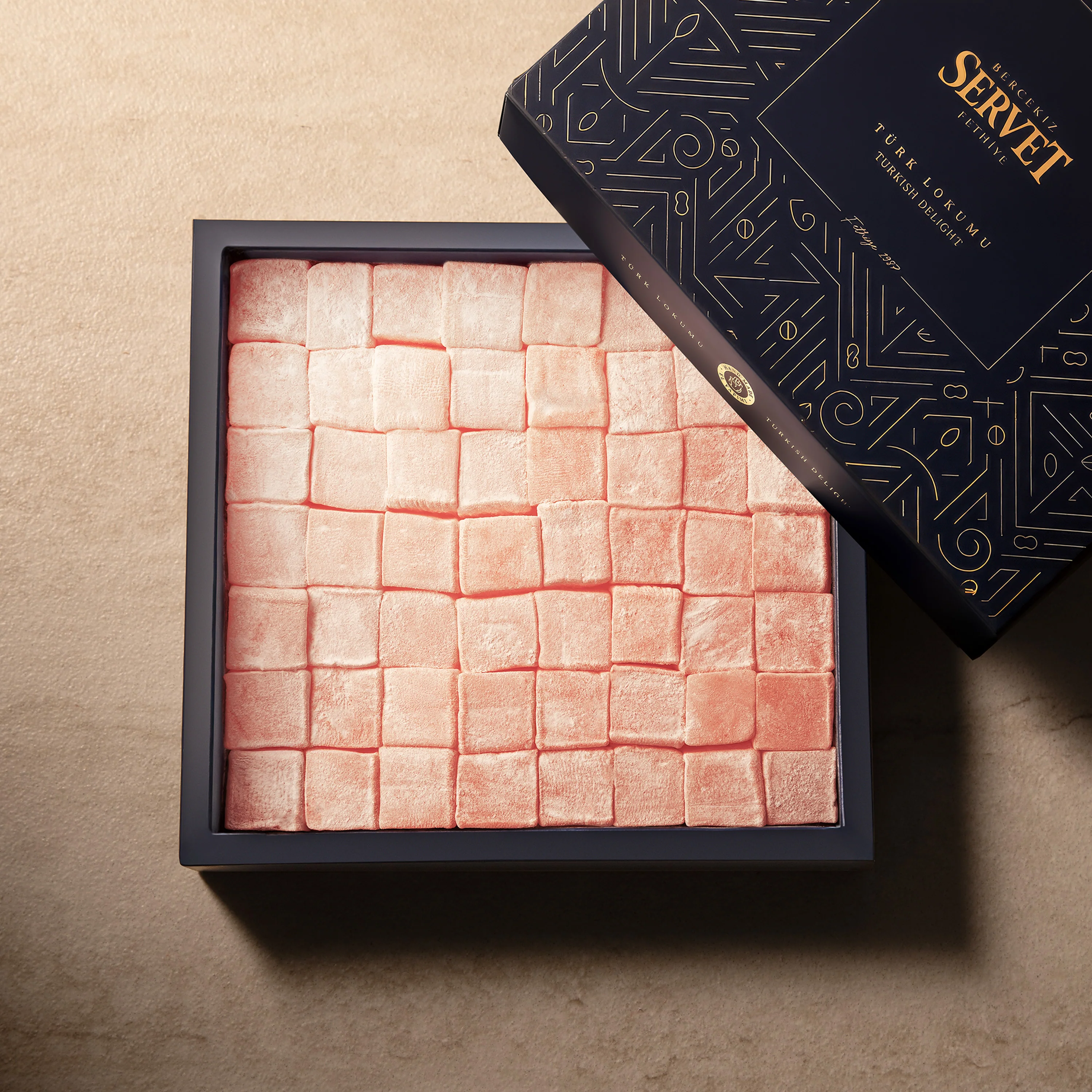 Klasik Güllü Türk Lokumu 1kg - Image 4