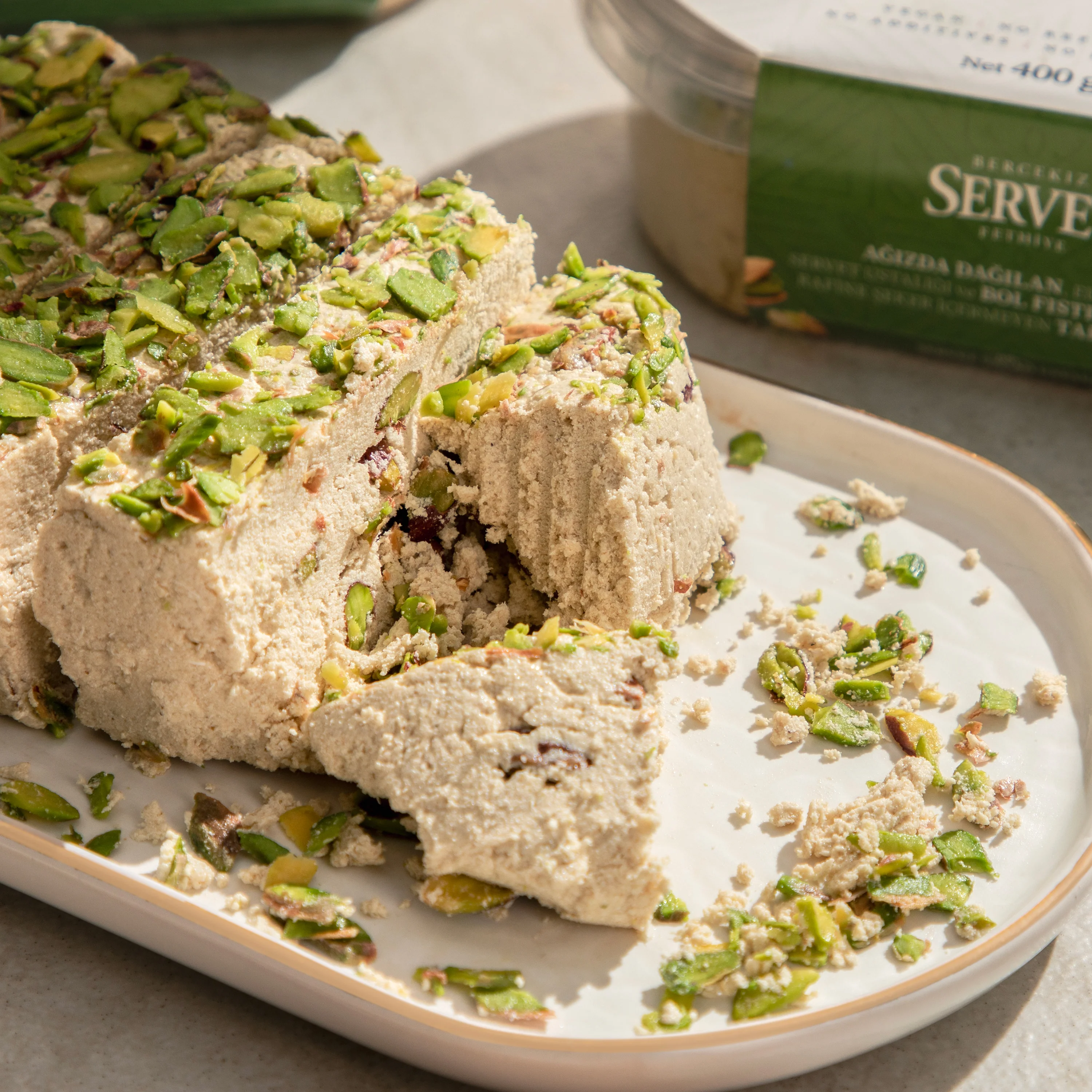 Antep Fıstıklı Taze Tahin Helvası 3'lü Paket - Image 3