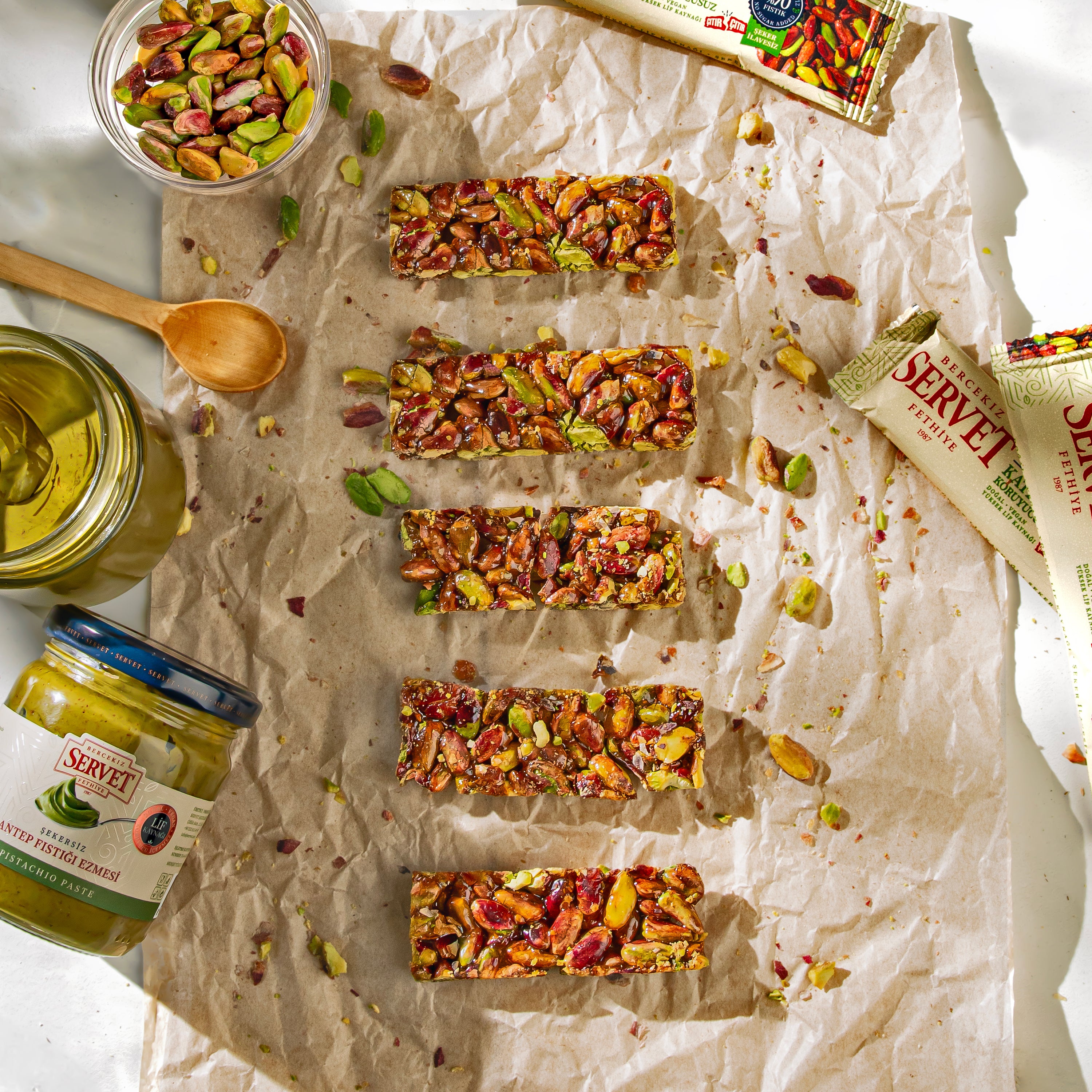 Antep Fıstığı Krokan Bar 20g 6'lı Paket - Image 5