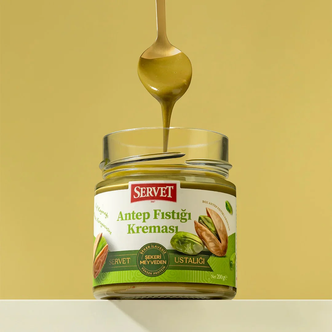 Servet Kakaolu Fındık Kreması 315g + Antep Fıstığı Kreması 200g - Image 3