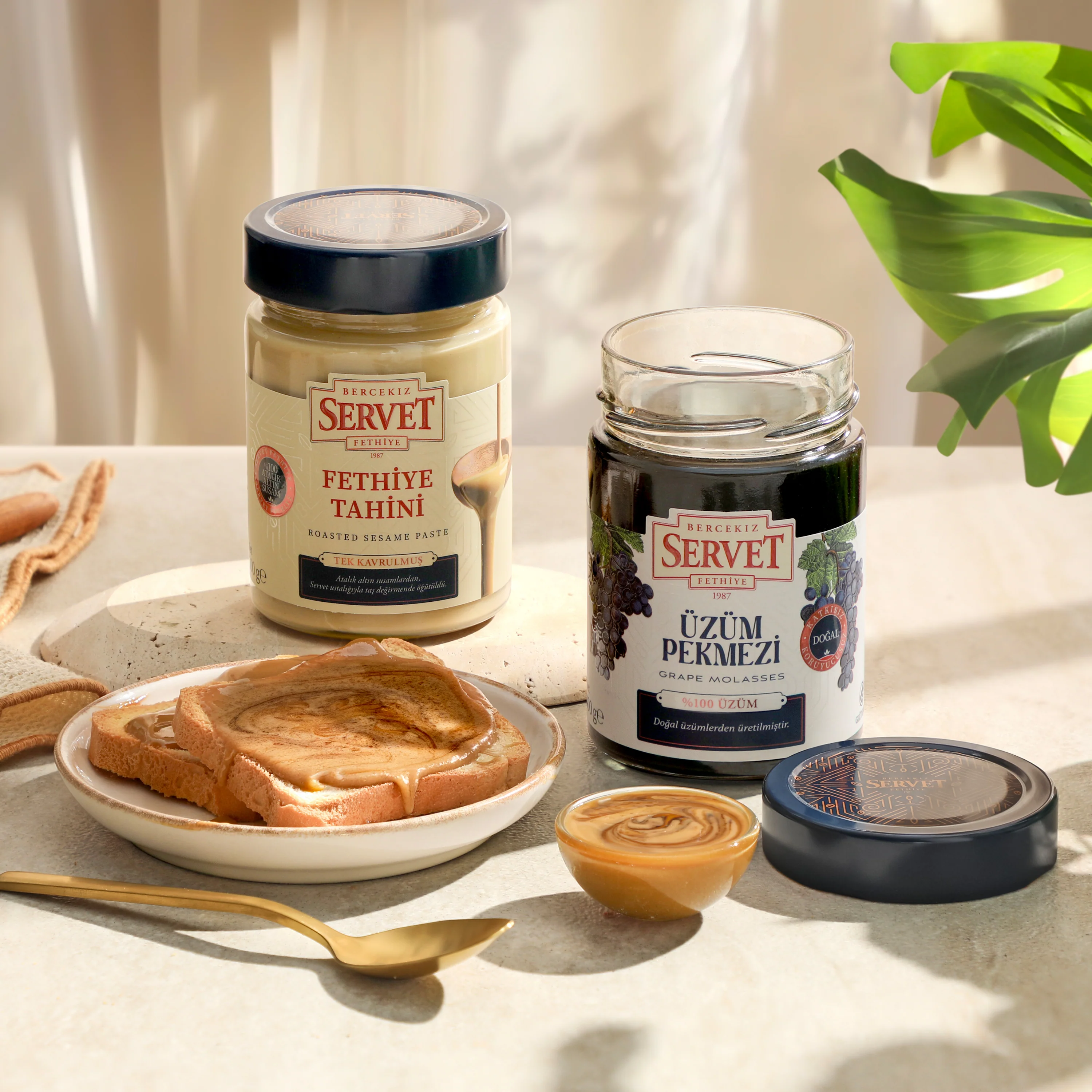 Servet Tahini 300g + Üzüm Pekmezi 400g - Image 3